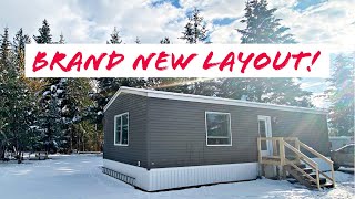 WOW this NEW mobile home is SURPRISINGLY cheap Prefab House Tour [upl. by Damales]