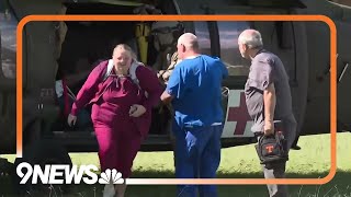 Dozens rescued from Tennessee hospital roof after Hurricane Helene floodwaters trapped them [upl. by Nahsrad]