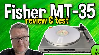 Fisher MT35  Review amp Test Semiautomatic Stereo Turntable vinyl fyp turntable [upl. by Rustie56]