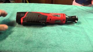 M12 12Volt LithiumIon Cordless 38 in Ratchet review [upl. by Eednus971]