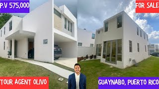 Casas en venta I Recorrido de casa con escaleras en mármol en Guaynabo Puerto Rico [upl. by Beghtol]