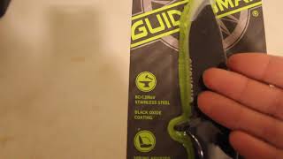 UNBOXiNG REViEW OF guidesman Operative Folding knife PT 1 OF 2 [upl. by Abbottson]