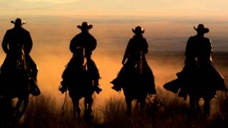 Cowboys Riding Horses At Sunset in West Desert Slow Motion HD amp 4K Stock Video Footage [upl. by Nesline]