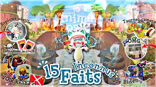 15 FAITS INCONNUS DANS ANIMAL CROSSING NEW HORIZONS [upl. by Colinson358]