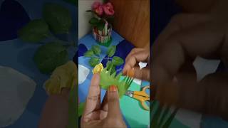 Crepe paper flower making art papercraft diy [upl. by Lowney]