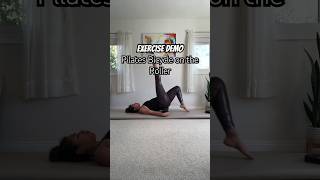 Pilates Bicycle on the Foam Roller mobility pilatesforrunners [upl. by Mihcaoj]