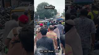 Expectations amp reality IAF air show 2024🔥 minivlog airshow iaf trendingreels militaryjets [upl. by Hocker503]