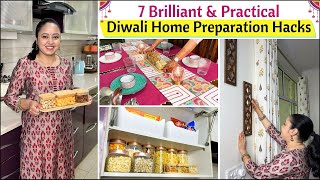 7 BRILLIANT amp PRACTICAL Home Preparation Hacks For Diwali  Best Tips To Make Your Home Diwali Ready [upl. by Stutsman]