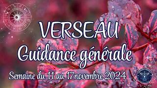 VERSEAU guidance semaine du 11 au 17 novembre 2024⏰ UNE SURPRISE UNE SEMAINE ÉPOUSTOUFLANTE  ✨ [upl. by Melba]