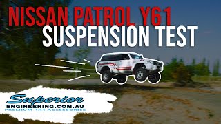 Nissan Patrol Y61 SUSPENSION TEST  Superior Engineering Hyperflex [upl. by Ahsuat]