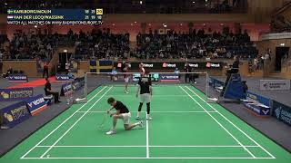 Match point  Karlborg  Molin vs Van Der Lecq  Wassink  MD SF  Swedish Open 2024 [upl. by Av]