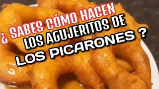 ¡¡ CÓMO HACER LOS AGUJERITOS DE LOS PICARONES 🥯😋 [upl. by Cestar823]