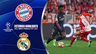 Bayern vs Real Madrid Extended Highlights  UCL SemiFinals 1st Leg  CBS Sports Golazo [upl. by Annaehr]