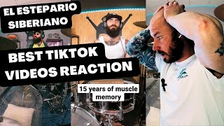 Drummer Reacts To EL ESTEPARIO SIBERIANO  BEST TIKTOK VIDEOS  COLLAGE [upl. by Kathe]