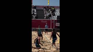 Golden Arm Position  Pro Example  Beach Volleyball Tips [upl. by Brock105]