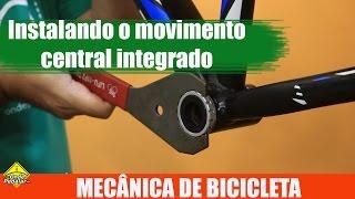 Como instalar o movimento central integrado numa bicicleta aro 29 [upl. by Hardy330]