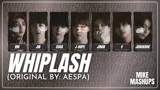 AI COVER BTS 방탄소년단  Whiplash Original by aespa [upl. by Ellerud]