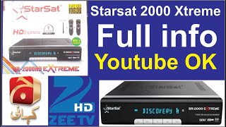 starsat SR 2000 HD Extreme full review and unboxing new box dish receiver and new software youtube [upl. by Mendy]