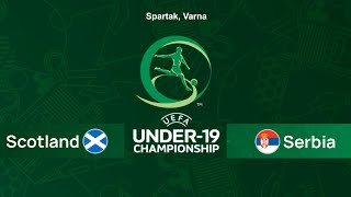 European Under19 Championship qualifying Scotland  Serbia [upl. by Vashtee458]