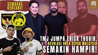 Pertemuan 2 figura hebat  TMJ x Erick Thohir Puji Pau Marti beri debut kepada pemain muda [upl. by Atikat]