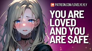 ASMR  Mommy GF Comforts Her Crying Partner  GF Comfort  Loving Support  Sleep AID  British [upl. by Dodi]