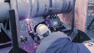 Pipe Welding with the Universal BugOMatic [upl. by Acsot]