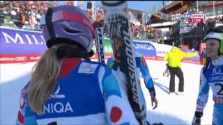 Tessa Worley championne du géant  Schladming 2013 HD [upl. by Ayokahs]