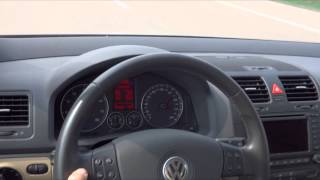 VW Golf 5 16 FSI 0100 0200 vmax eMFA Test [upl. by Skvorak969]