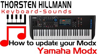 Beginner tutorial How to update your Yamaha Modx or Montage [upl. by Geof988]