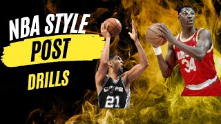 NBA STYLE POST DRILLS 9 drills you MUST practice [upl. by Platt]