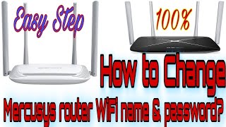 How to change Mercusys Router WiFi name and password  Mercusys password change TechE Chambers [upl. by Seiuqram517]