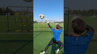 CRAZY REACTION TRAINING ⚡️ goalkeeper goalkeepertraining [upl. by Eniad453]