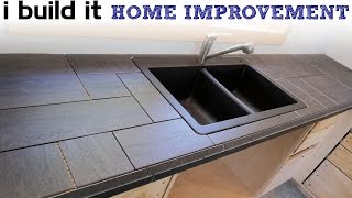 How To Install A Tile Counter Top [upl. by Aneled]