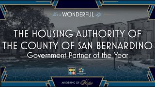 Government Partner of the Year  The Housing Authority of The County of San Bernardino [upl. by Tioneb266]