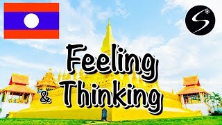 Learn Lao Language EP17  Feeling amp Thinking in Lao Language  Lao English Lesson [upl. by Fesoy]