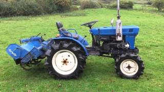 Iseki TX1500 4WD Compact Tractor with Rotavator FOR SALE [upl. by Adehsor]