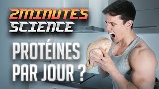 Combien de PROTÉINES PAR JOUR en MUSCULATION  La Science en 2 Minutes ou presque [upl. by Nalo]