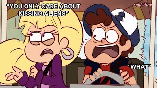 Dipper and Pacificas relationSHIP Gravity Falls Comics [upl. by Samuele]