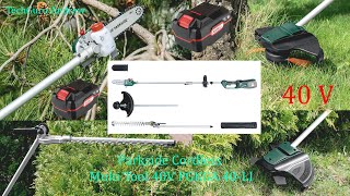 Parkside Cordless Multi Tool 40V PGKGA 40LI B2 TESTING [upl. by Ultan]