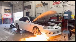 Lexus SC400 1UZ single turbo dyno shorts [upl. by Beatrice711]