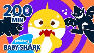 BOO Spooky Shadow Monsters Scare Baby Shark  Compilation  Halloween Story  Baby Shark Official [upl. by Yirinec]