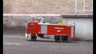 RC FIRE TRUCK FANTASTIC RC FIRE ENGINE HEAVY FIRE RC LIVE ACTION TOYS [upl. by Giannini]