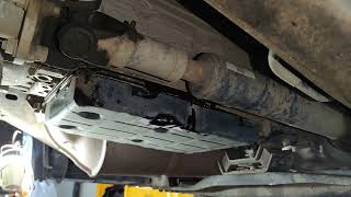 Ssangyong Rexton W automatic transmission oil change [upl. by Arinaid]