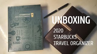 UNBOXING STARBUCKS 2020 TRAVEL ORGANIZER [upl. by Sigismondo]