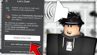 ROBLOX ARTIK HERKES SESLİ SOHBET KULLANABİLİYOR   Roblox Türkçe [upl. by Anirrok]