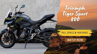 All New Triumph Tiger Sport 800 So Special Watch to Find Out [upl. by Tut124]