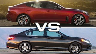 2018 Kia Stinger vs 2016 Honda Accord [upl. by Halimaj655]