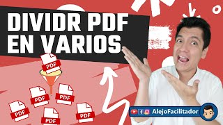 🚀Cómo dividir un PDF en varios documentos PDF😎 Rápido y Fácil😍 I Love PDF 💊 Dividir PDF en Archivos [upl. by Aohsoj235]