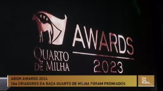 ABQM Awards 2024 266 criadores da raça quarto de milha foram premiados [upl. by Adnalohs]