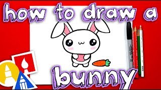 How To Draw The Cutest Easter Bunny [upl. by Tori321]